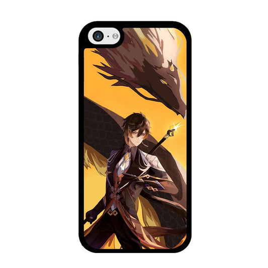 Genshin Impact Zhongli Geo Element iPhone 5 | 5s Case - Ezzystore