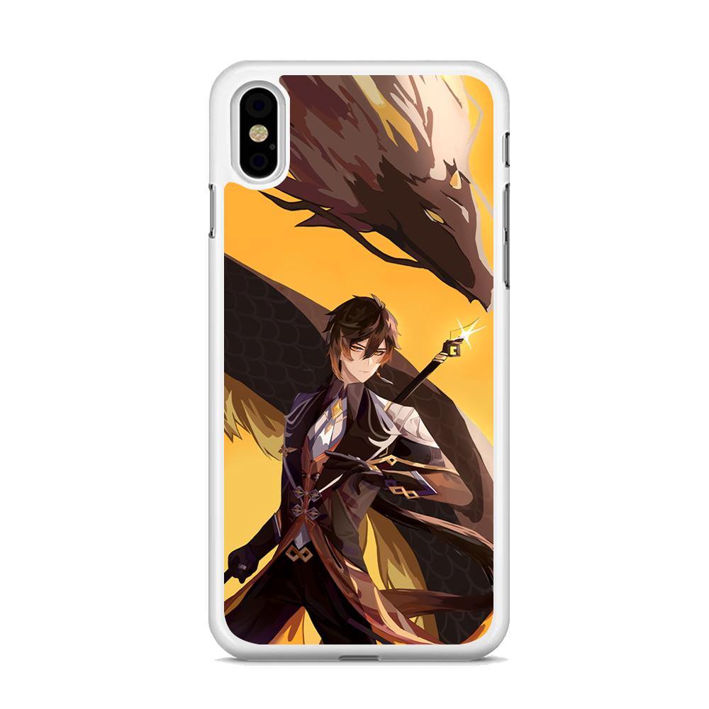 Genshin Impact Zhongli Geo Element iPhone X Case - ezzyst