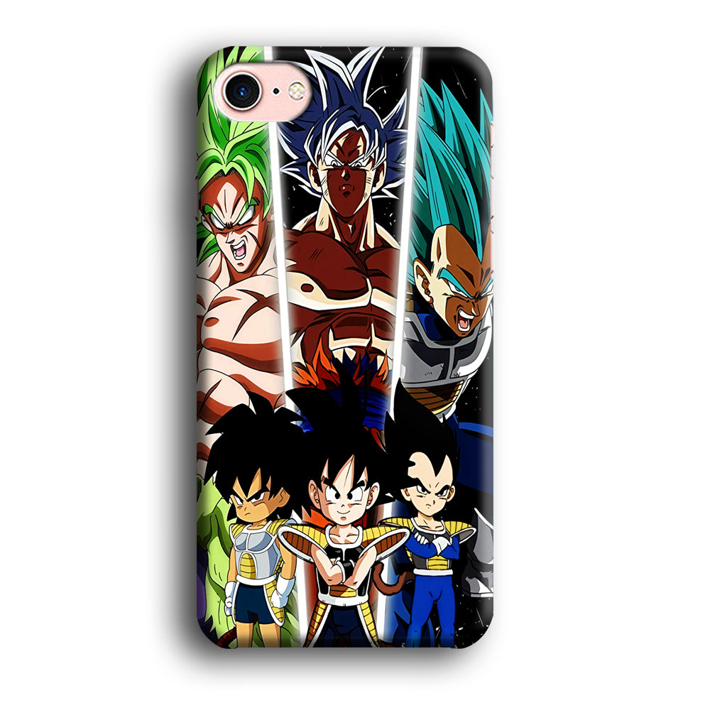 Goku And Brother Transformation iPhone 8 Case
