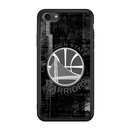 Golden State Warriors Grey Word Abstract iPhone 7 Case