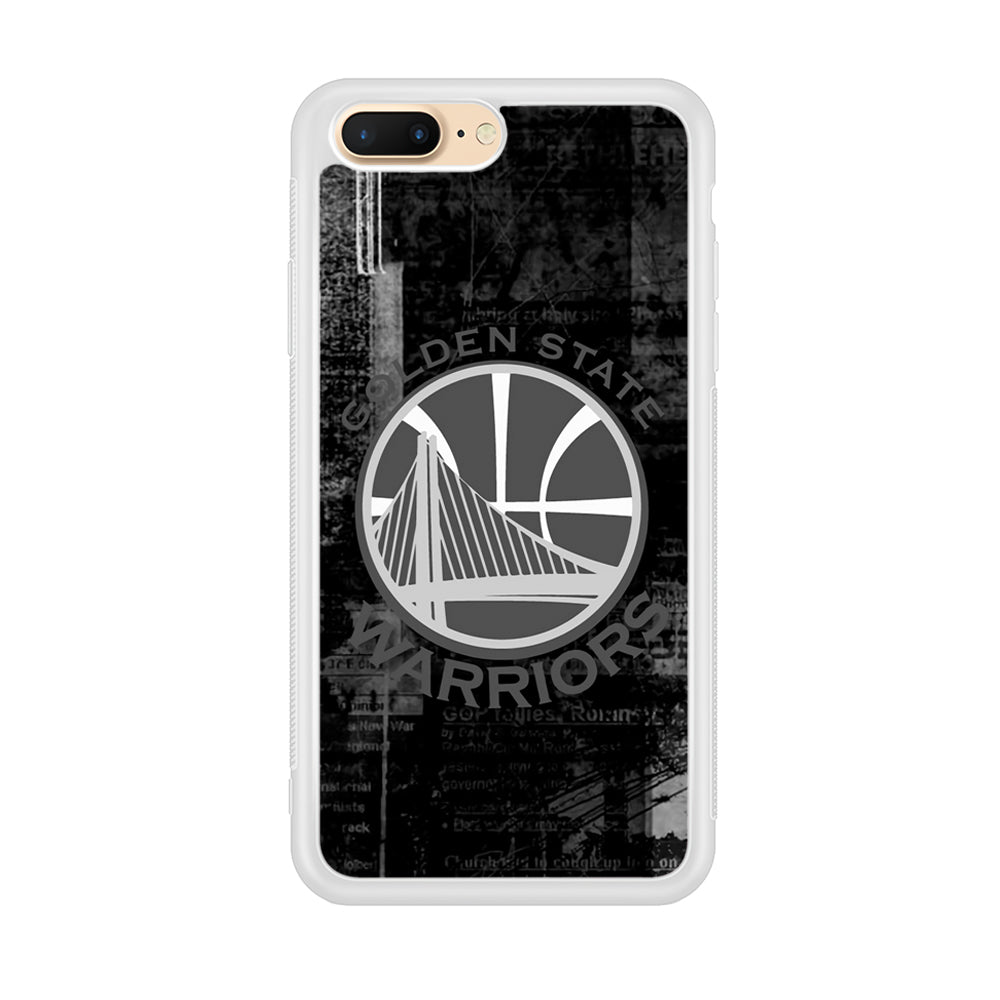Golden State Warriors Grey Word Abstract iPhone 7 Plus Case