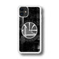 Golden State Warriors Grey Word Abstract iPhone 11 Case