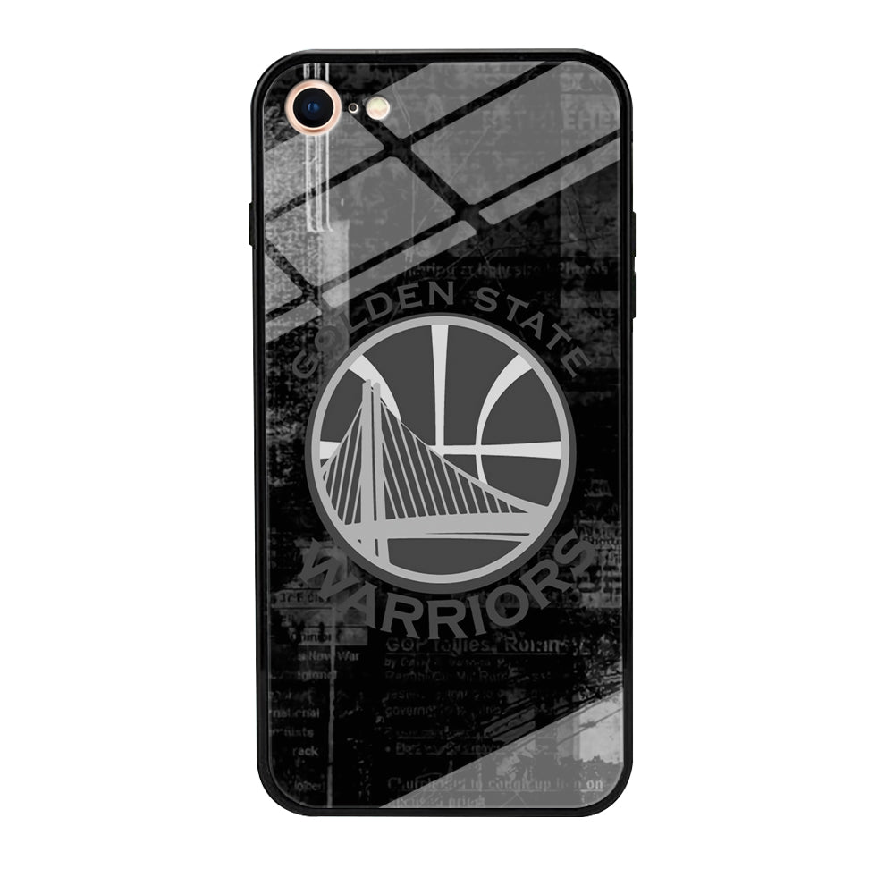 Golden State Warriors Grey Word Abstract iPhone 7 Case