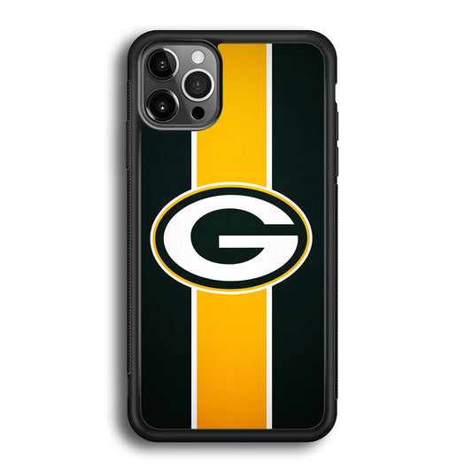 Green Bay Packers Yellow Stripe iPhone 12 Pro Case