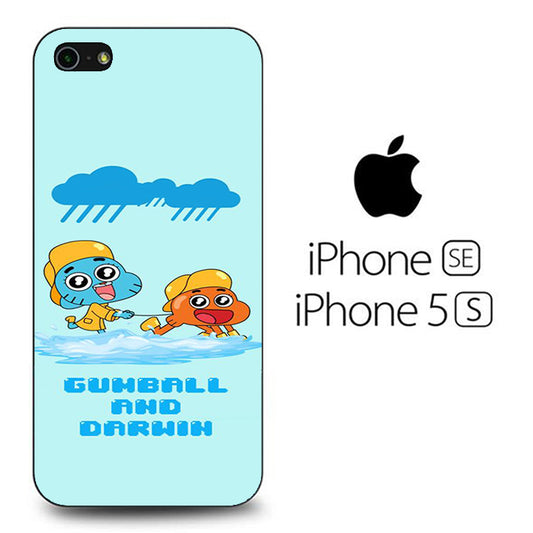 Gumball And Darwin With Rain iPhone 5 | 5s Case - Ezzystore