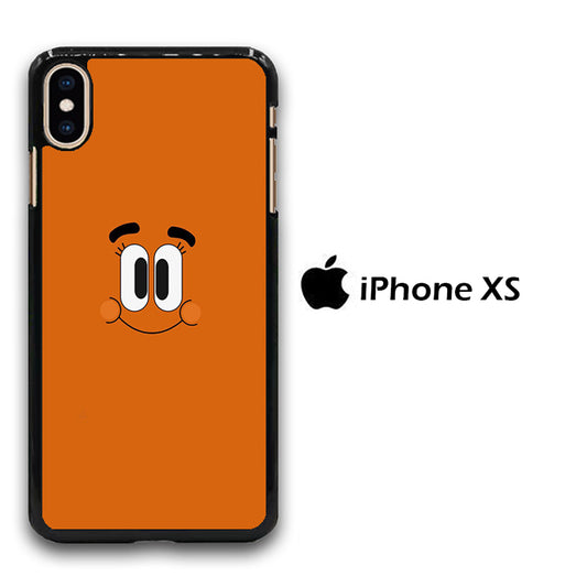 Gumball Darwin Chocolate Face iPhone Xs Case