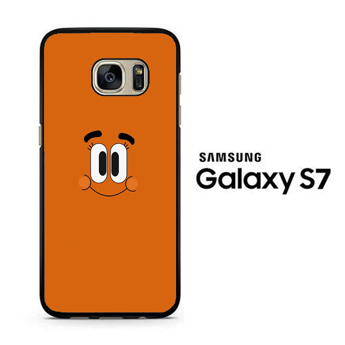 Gumball Darwin Chocolate Face Samsung Galaxy S7 Case
