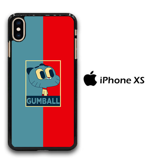 Gumball Red Blue iPhone Xs Case