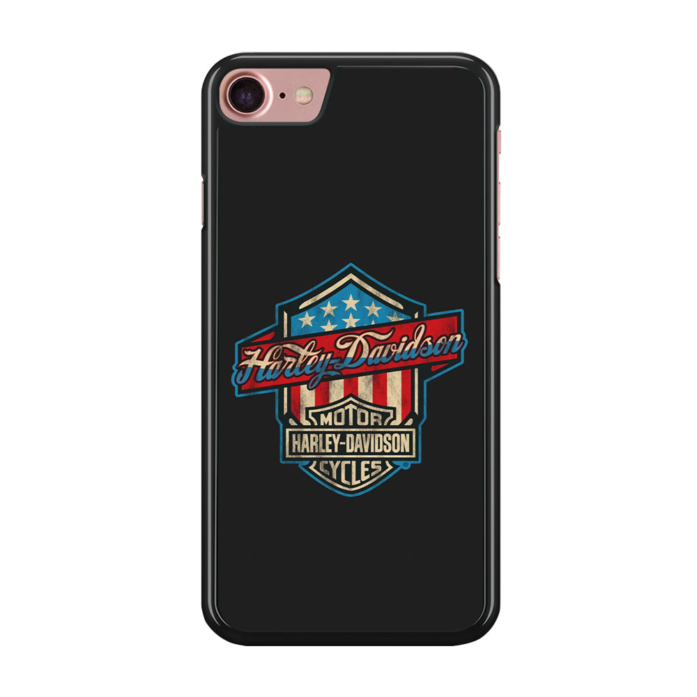 Harley Davidson Emblem Grey Logo iPhone 7 Case