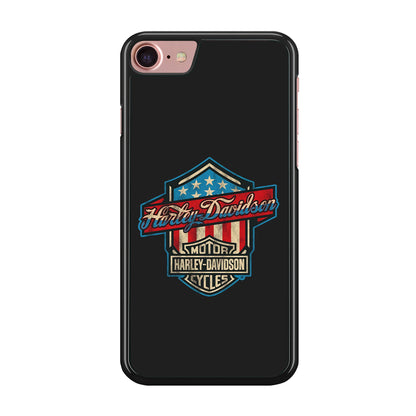 Harley Davidson Emblem Grey Logo iPhone 7 Case