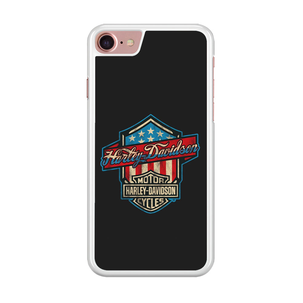 Harley Davidson Emblem Grey Logo iPhone 7 Case
