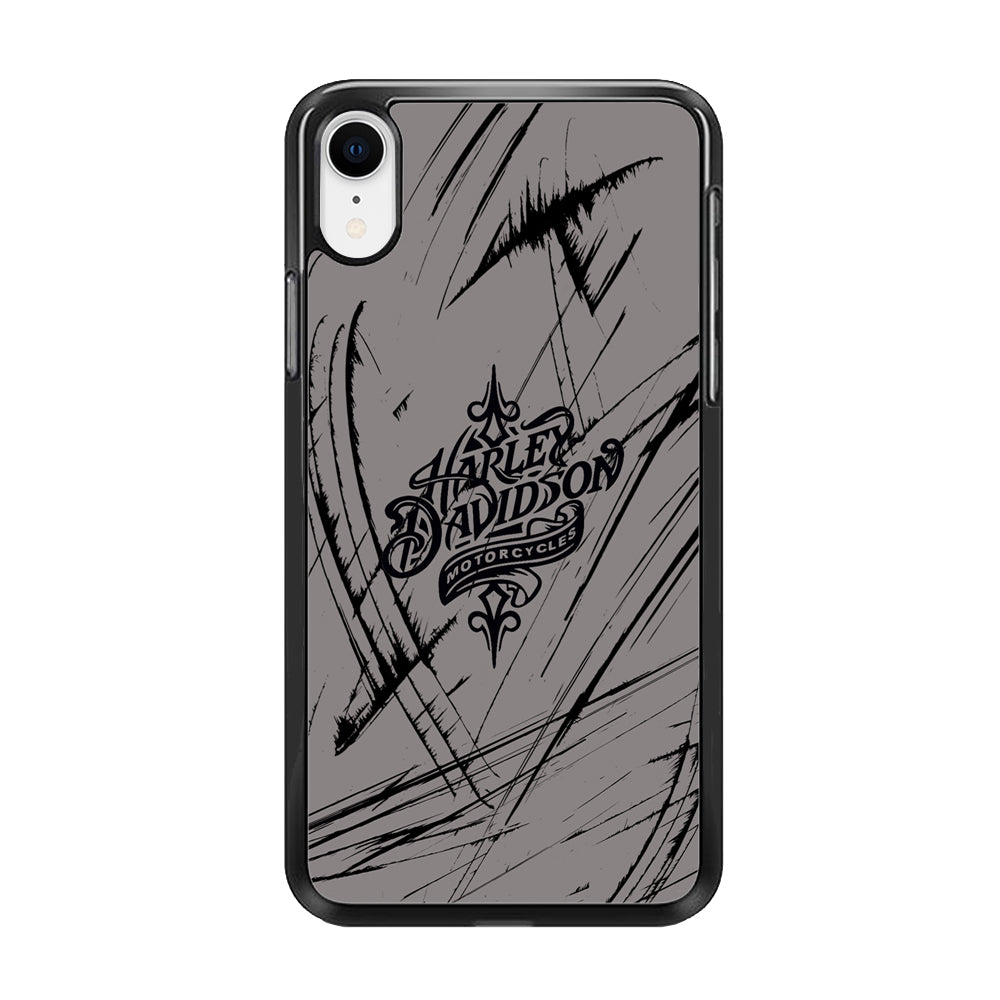 Harley Davidson Grey Claw Mark iPhone XR Case