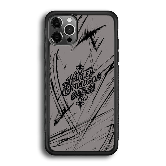 Harley Davidson Grey Claw Mark iPhone 12 Pro Max Case
