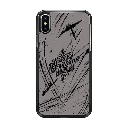 Harley Davidson Grey Claw Mark iPhone Xs Max Case