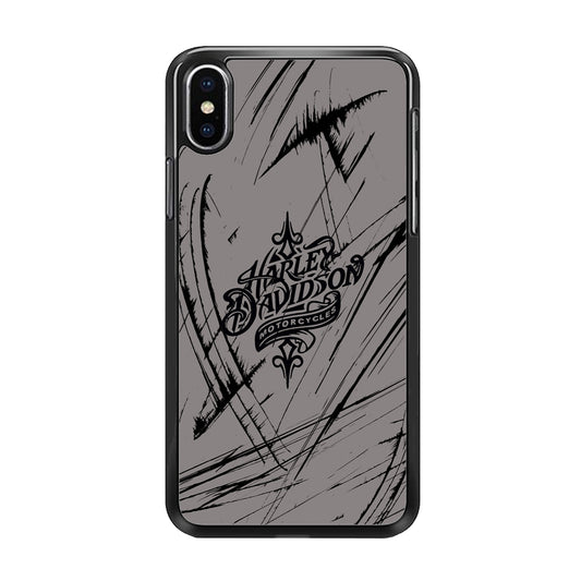 Harley Davidson Grey Claw Mark iPhone Xs Max Case