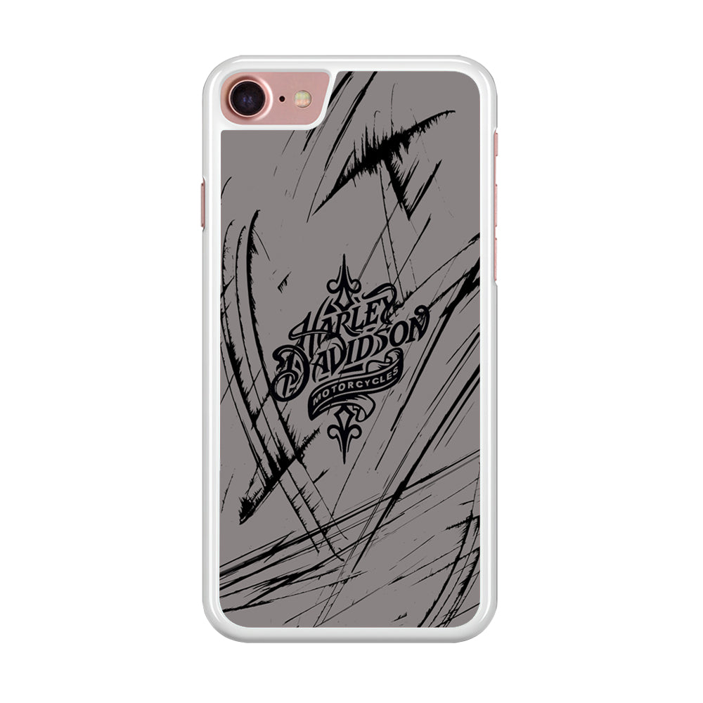 Harley Davidson Grey Claw Mark iPhone 8 Case