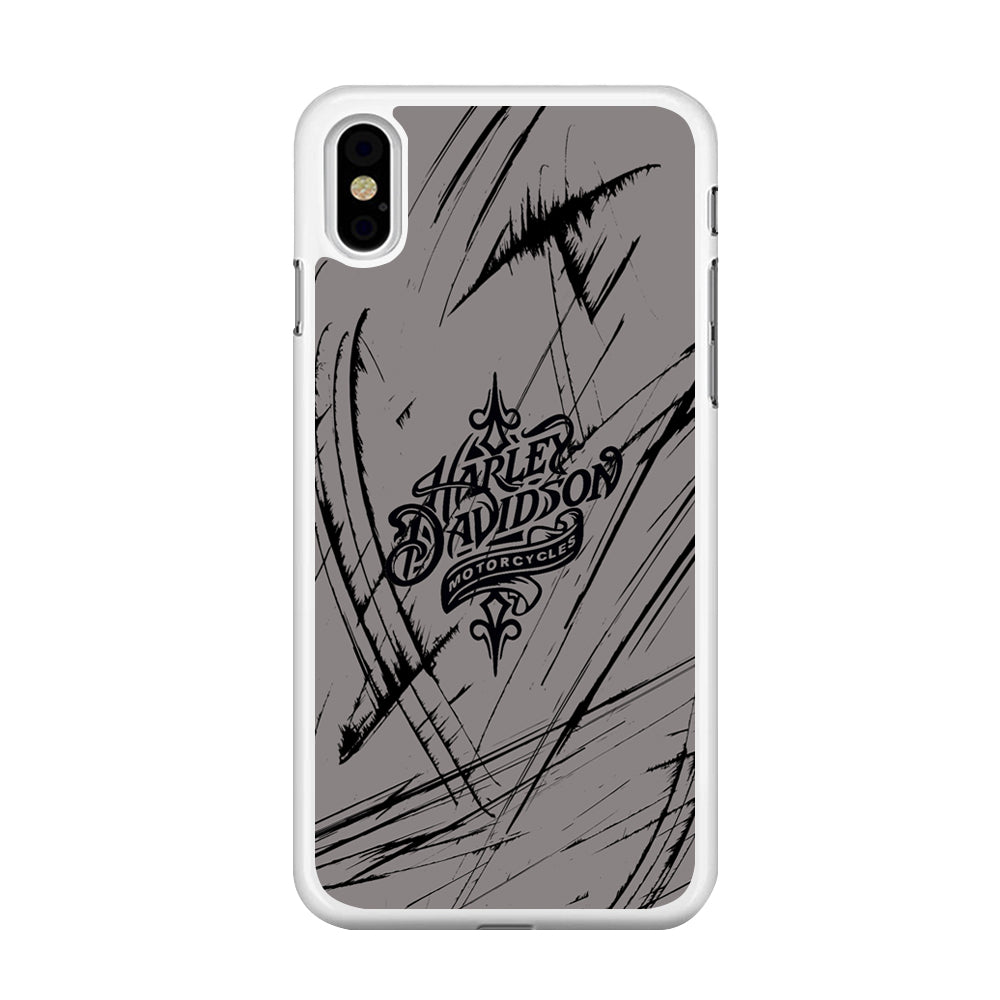 Harley Davidson Grey Claw Mark iPhone Xs Max Case