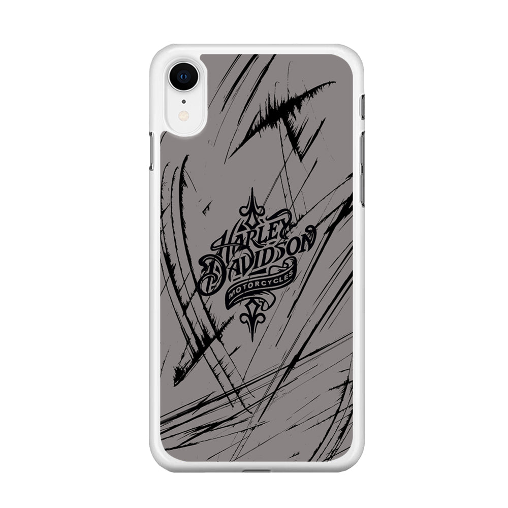 Harley Davidson Grey Claw Mark iPhone XR Case