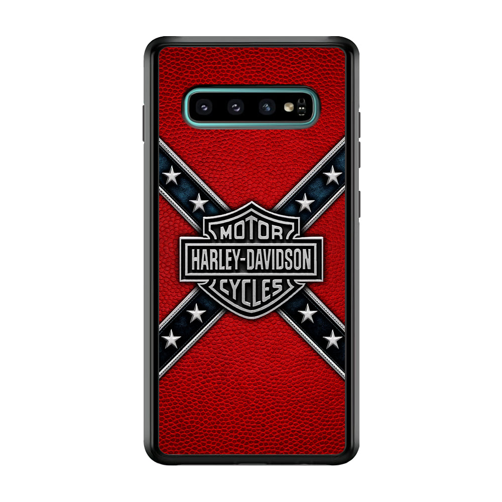 Harley Davidson Pride Logo Stripe Belt Samsung Galaxy S10 Case