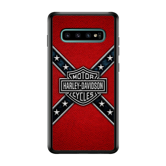 Harley Davidson Pride Logo Stripe Belt Samsung Galaxy S10 Case