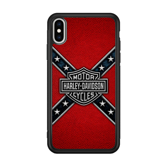 Harley Davidson Pride Logo Stripe Belt iPhone X Case