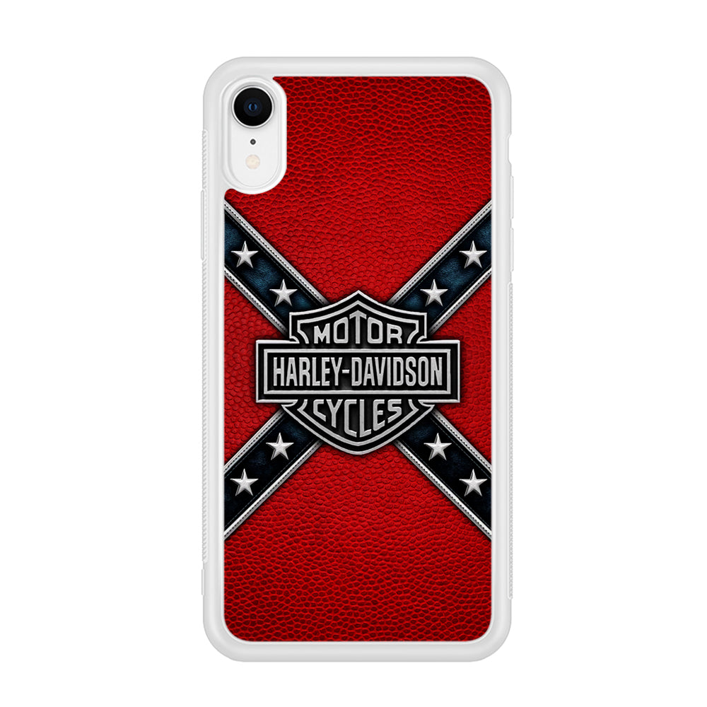 Harley Davidson Pride Logo Stripe Belt iPhone XR Case