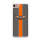 Harley Davidson Wings Logo Orange Grey Stripe Colour iPhone 8 Case