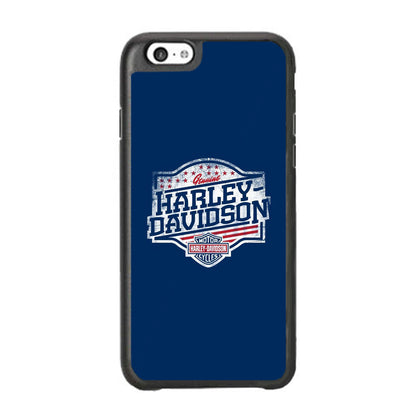 Harley Davidson Blue Flag Logo iPhone 6 Plus | 6s Plus Case