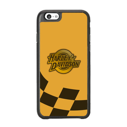 Harley Davidson Gold Logo Flag Racing iPhone 6 Plus | 6s Plus Case
