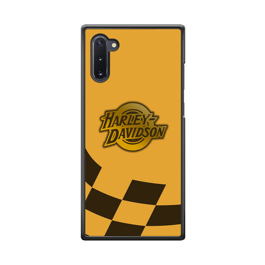 Harley Davidson Gold Logo Flag Racing Samsung Galaxy Note 10 Case