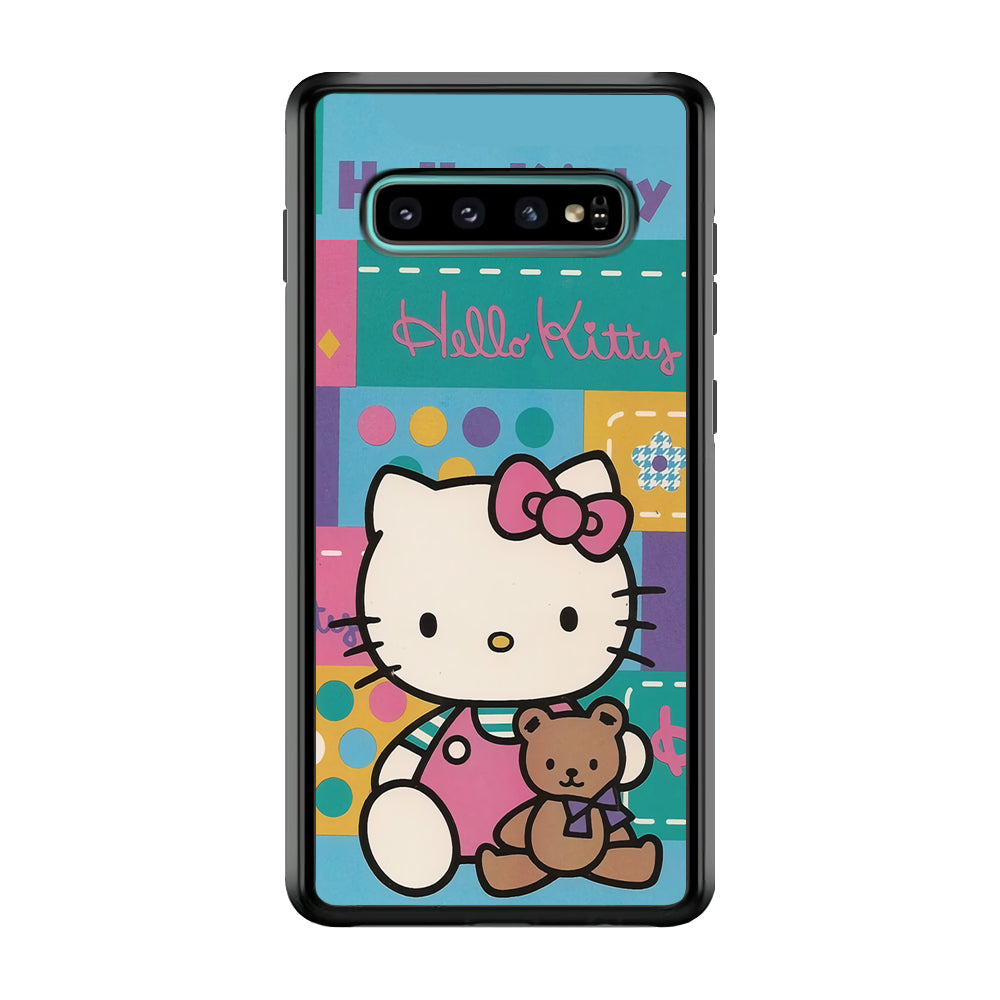 Hello Kitty Abstract Collage Samsung Galaxy S10 Case
