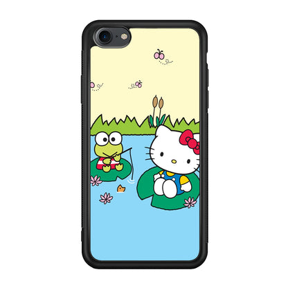 Hello Kitty Fishing With Keroppi iPhone 8 Case