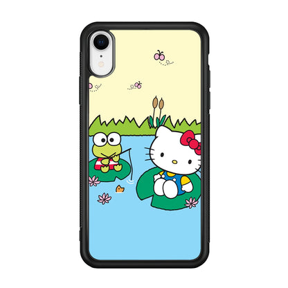 Hello Kitty Fishing With Keroppi iPhone XR Case