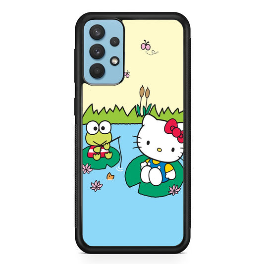 Hello Kitty Fishing With Keroppi Samsung Galaxy A32 Case