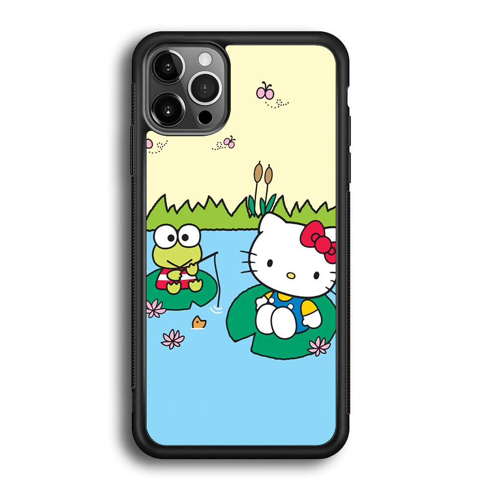 Hello Kitty Fishing With Keroppi iPhone 12 Pro Max Case