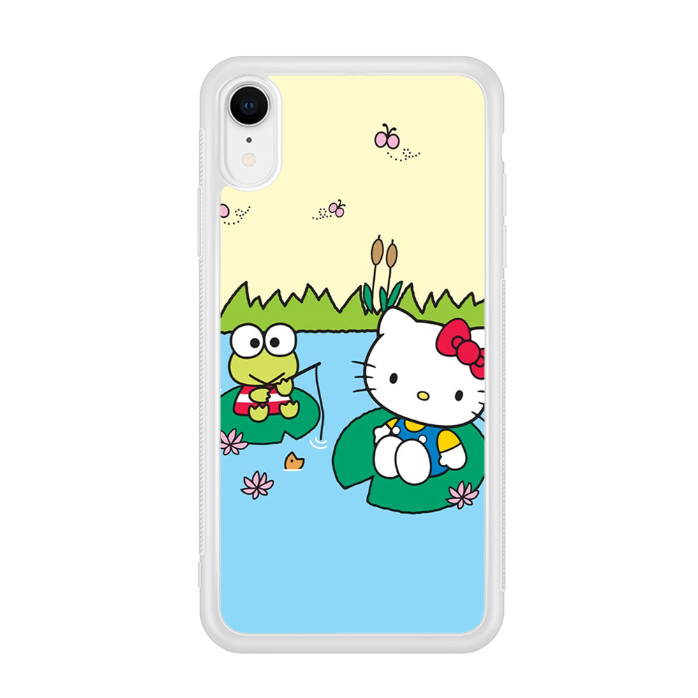Hello Kitty Fishing With Keroppi iPhone XR Case