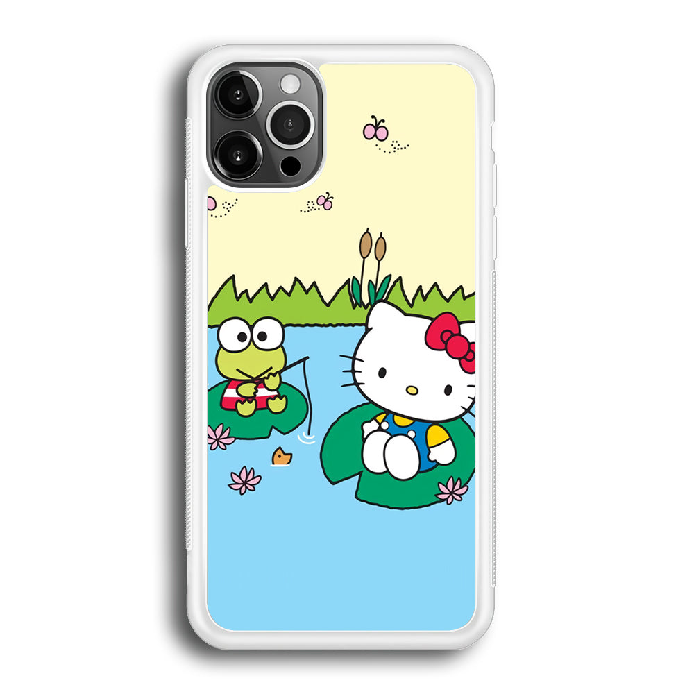 Hello Kitty Fishing With Keroppi iPhone 12 Pro Max Case