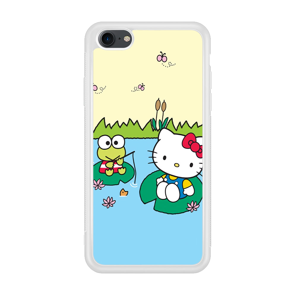 Hello Kitty Fishing With Keroppi iPhone 8 Case