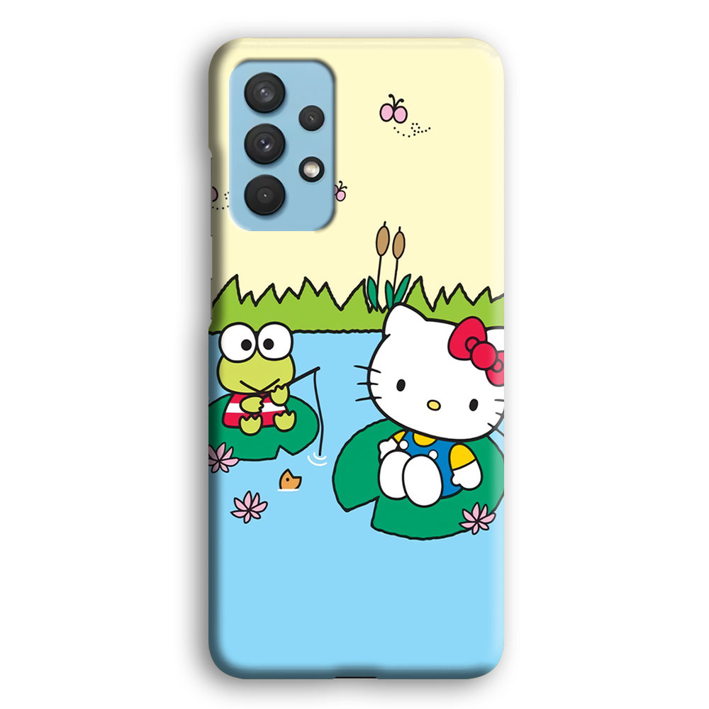 Hello Kitty Fishing With Keroppi Samsung Galaxy A32 Case
