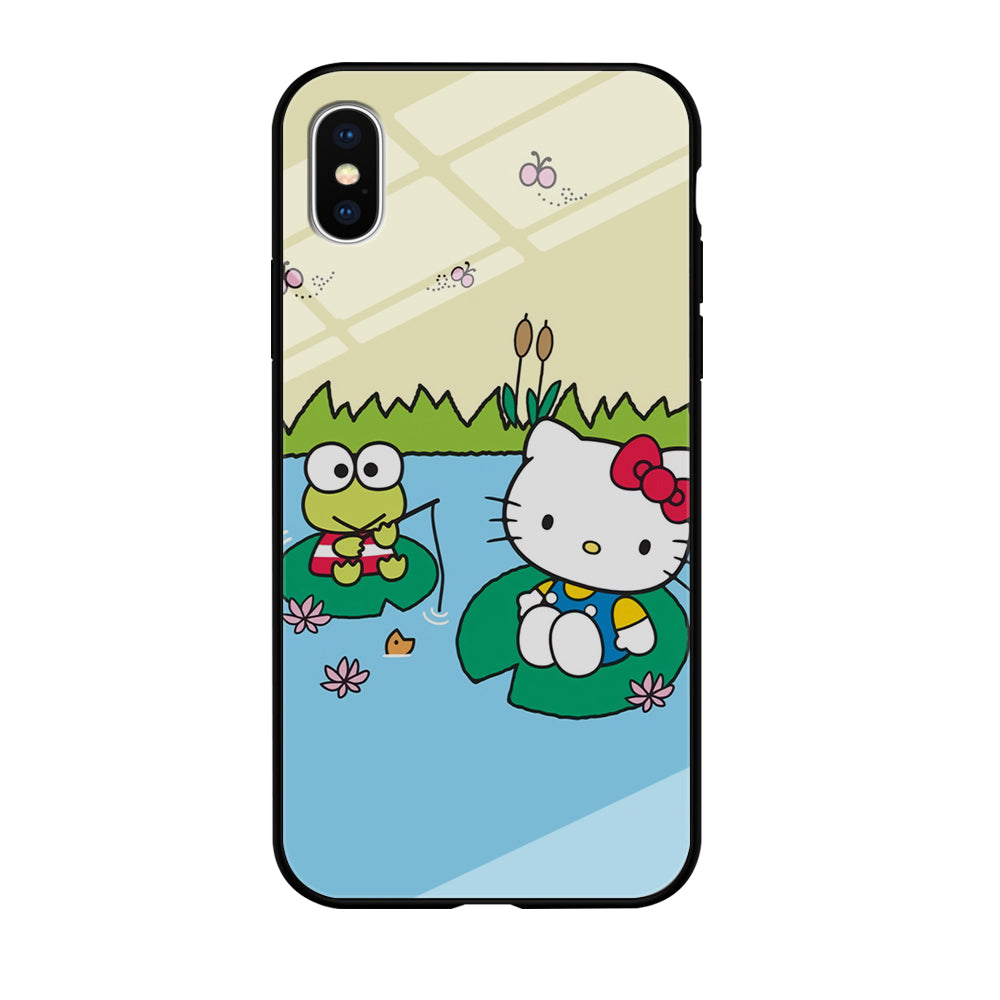Hello Kitty Fishing With Keroppi iPhone X Case