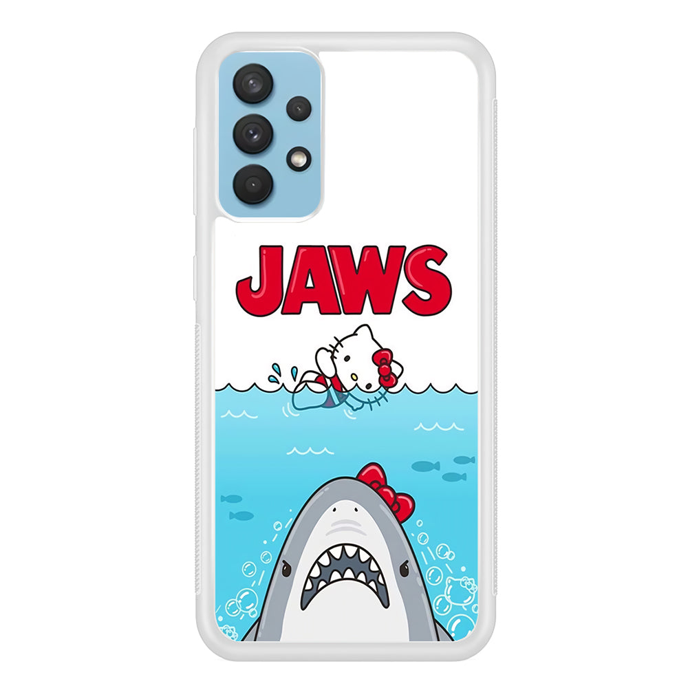 Hello Kitty Jaws Shark Samsung Galaxy A32 Case
