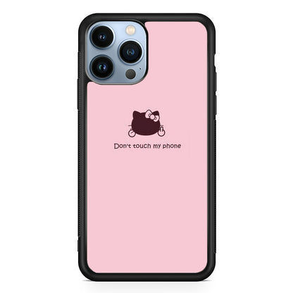 Hello Kitty Don't Touch My Phone iPhone 13 Pro Max Case