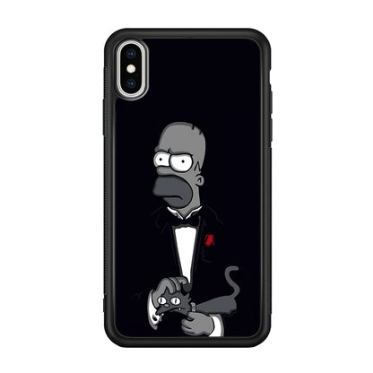 Homer Simpson Goodfather iPhone X Case