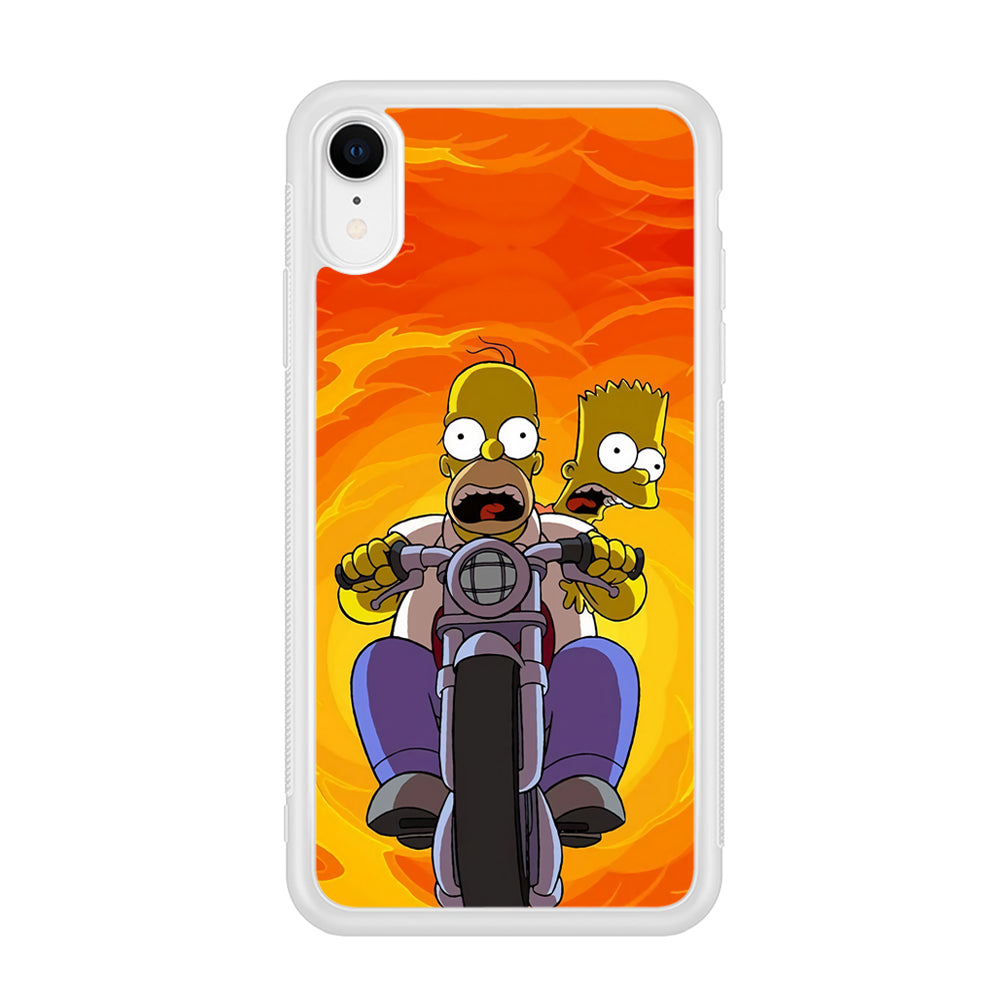 Homer and Bart Rider iPhone XR Case