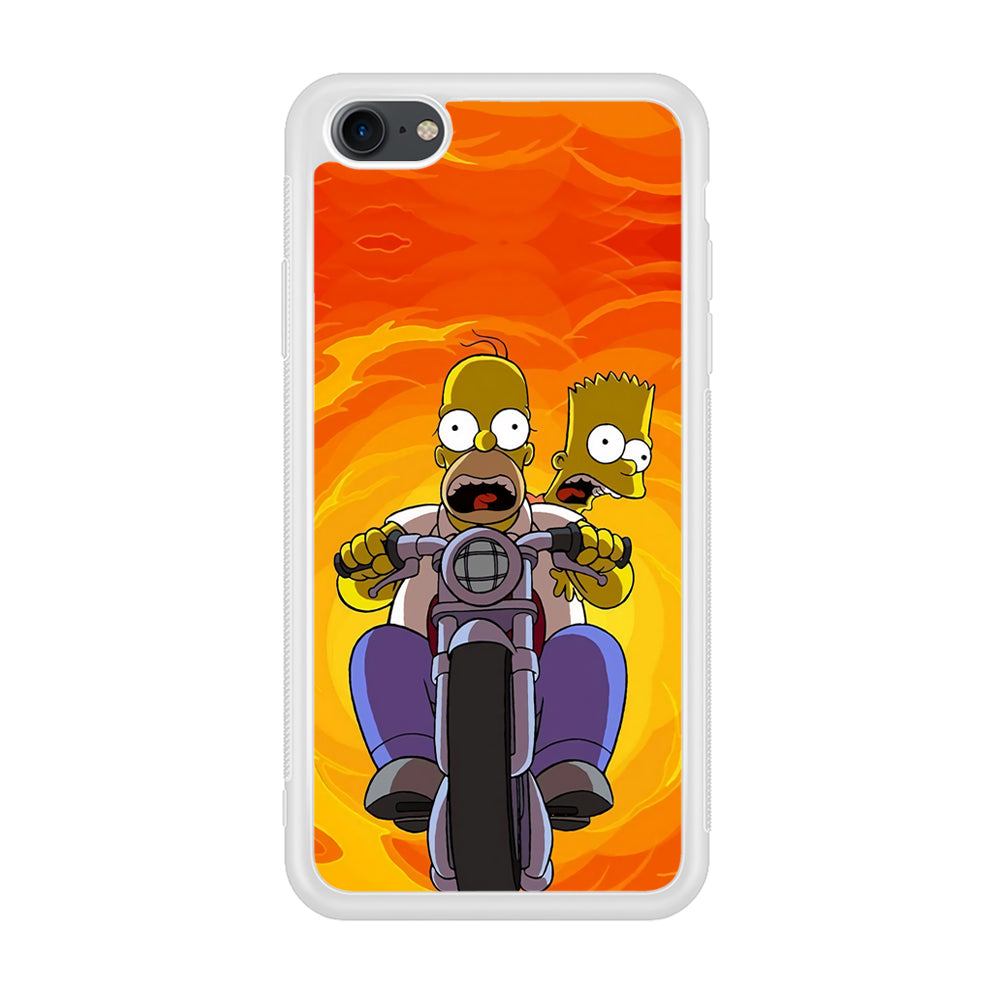 Homer and Bart Rider iPhone 8 Case