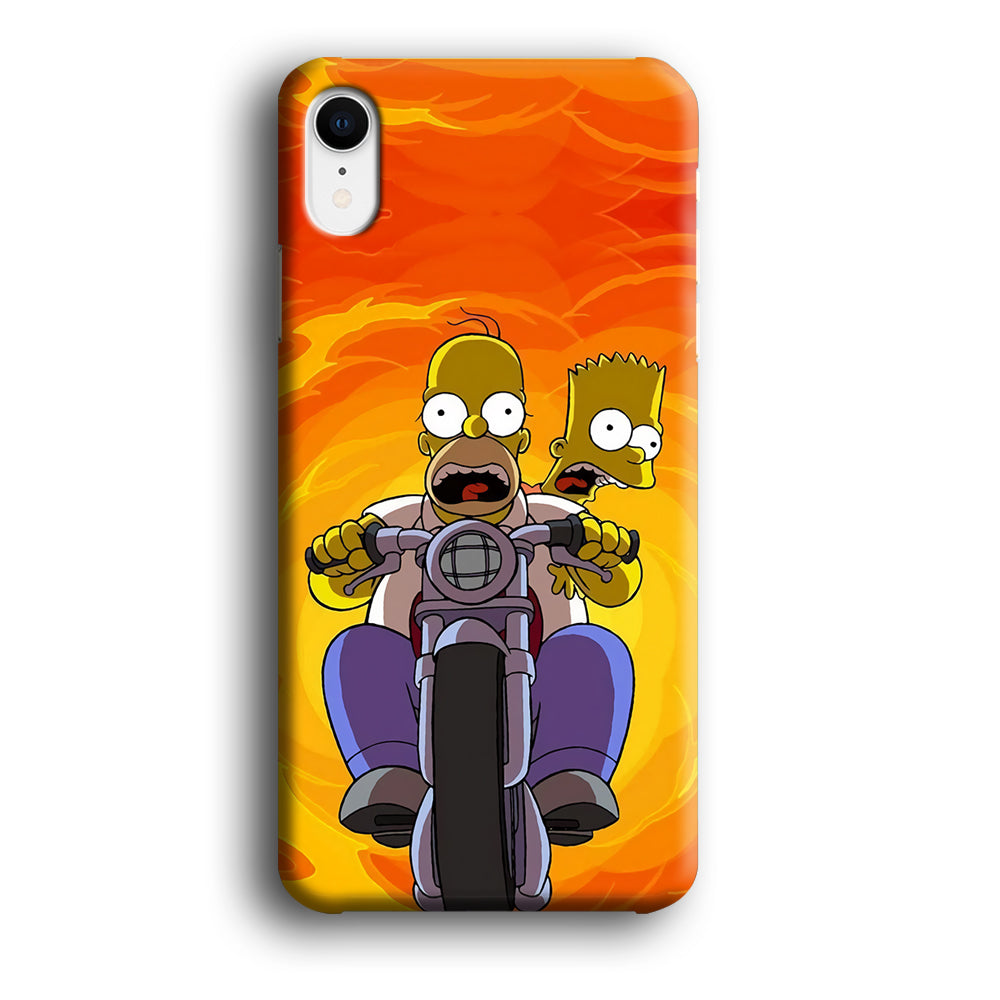 Homer and Bart Rider iPhone XR Case