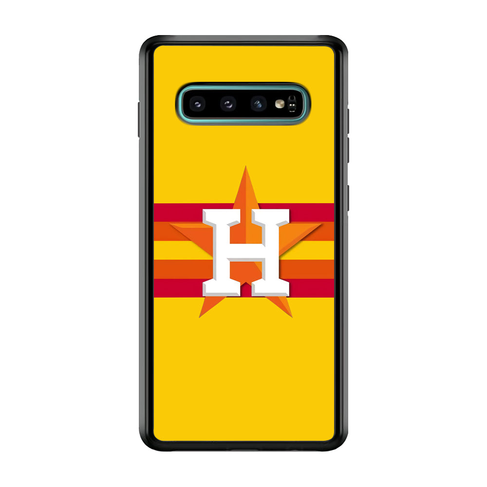 Houston Astros MLB Team Samsung Galaxy S10 Case