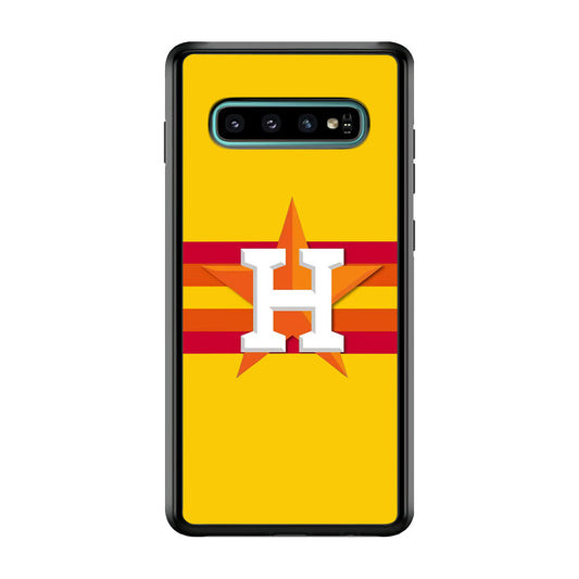 Houston Astros MLB Team Samsung Galaxy S10 Case