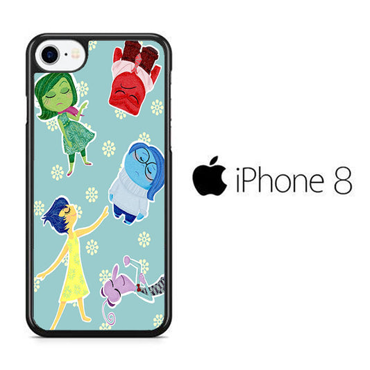 Inside Out Flower Wallpaper iPhone 8 Case