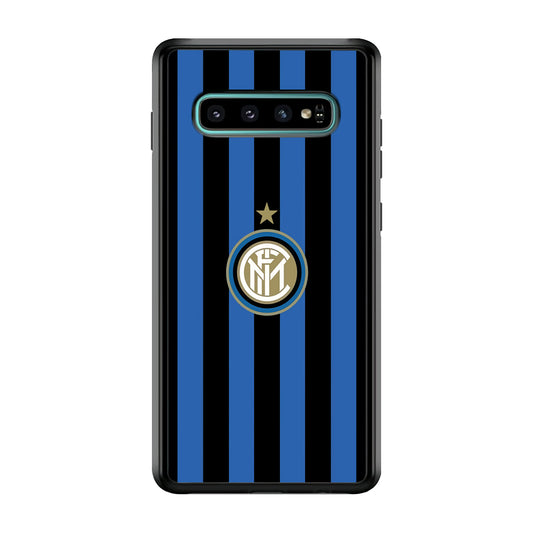 Inter Milan Pattern Of Icon Samsung Galaxy S10 Plus Case
